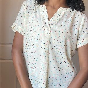 Van Heusen Off-white ‘Confetti’ Blouse